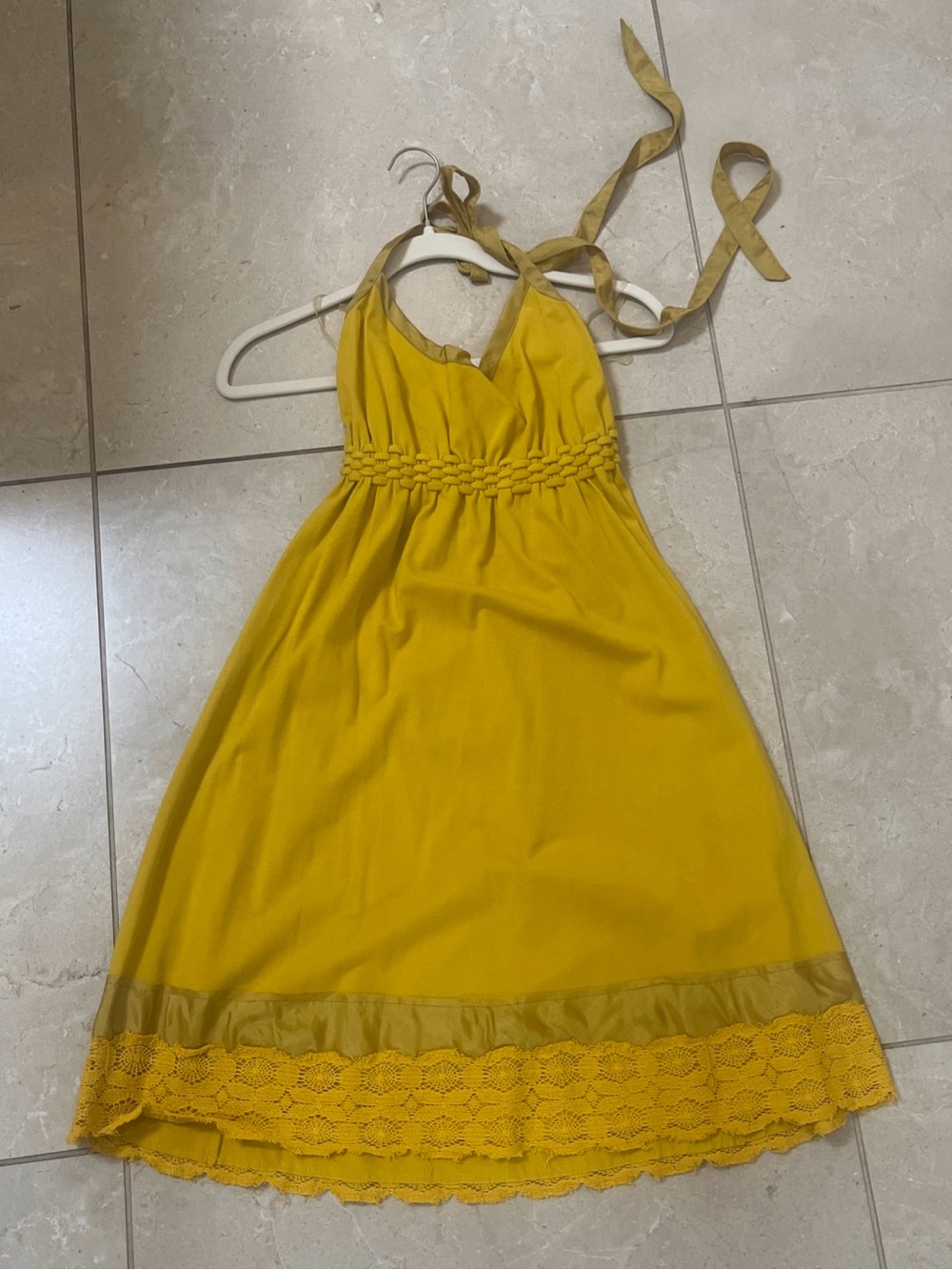 NWT Anthropologie "Aquarius" halter dress $168 retail
